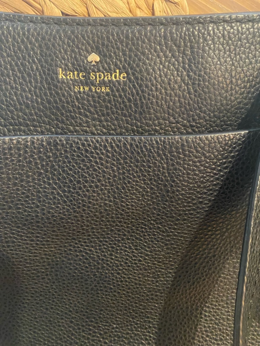 Kate Spade Black Pebbled Leather Orchard Street Tassel Crossbody Bag - Picture 3 of 11